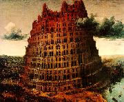 BRUEGEL, Pieter the Elder The  Little  Tower of Babel oil